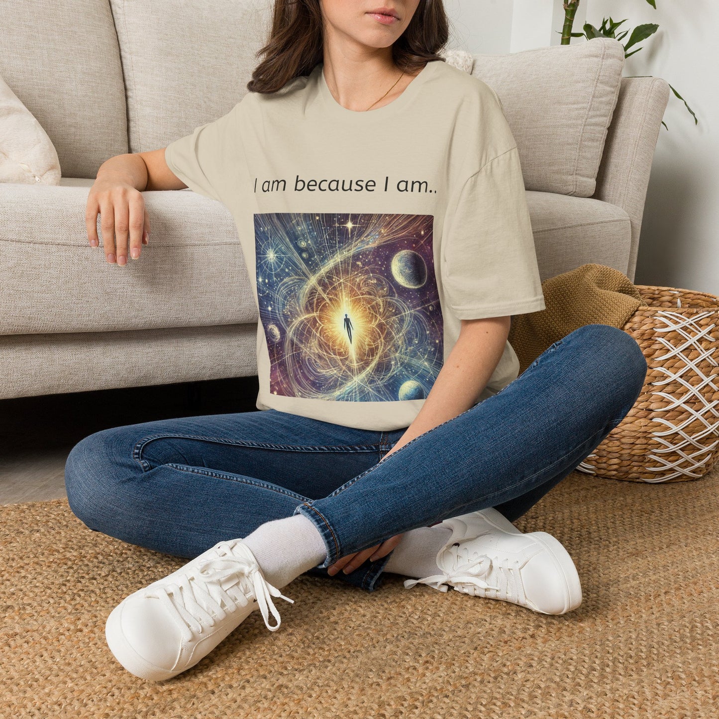 Cosmic Meditation T-Shirt — "I am because I am."
