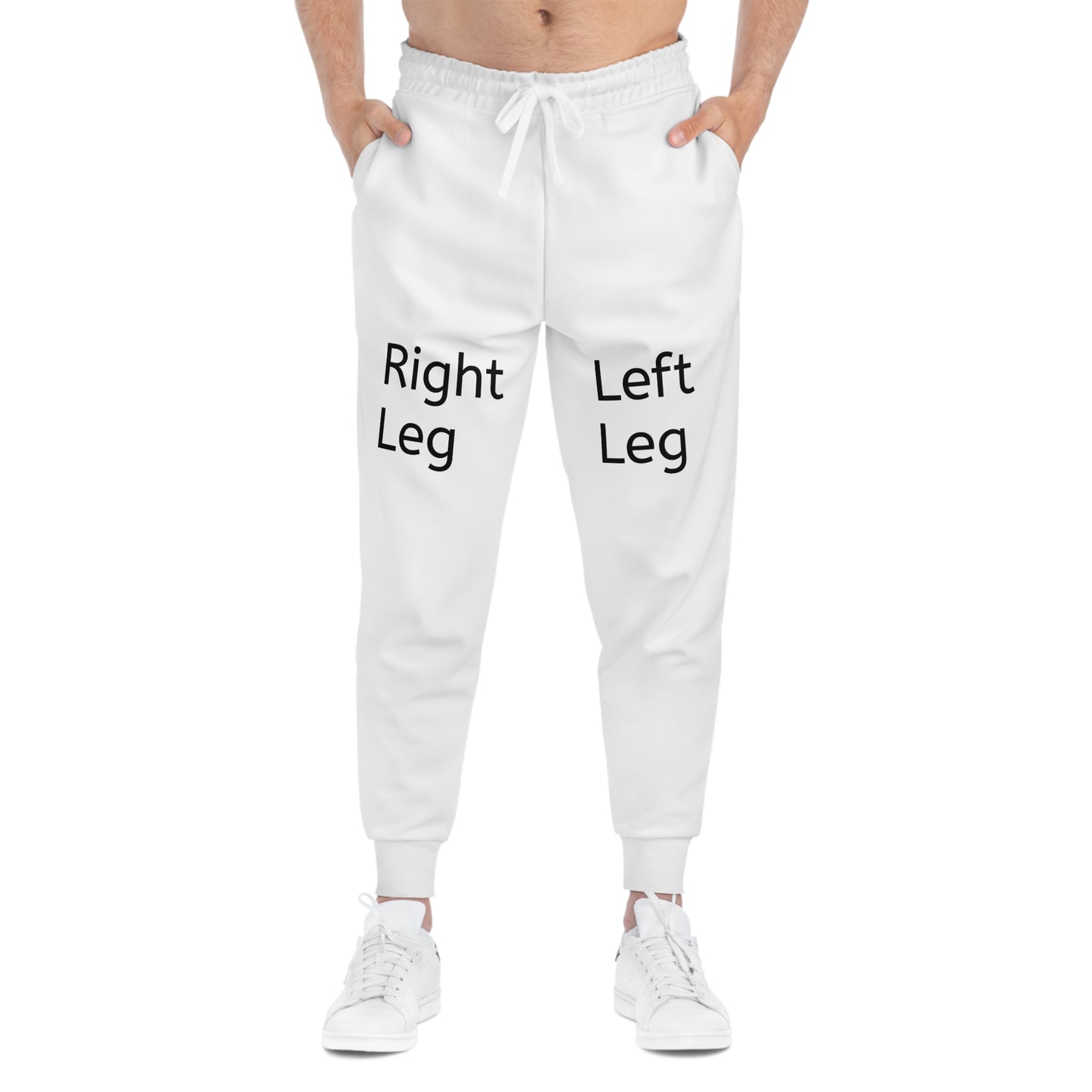 Uni-Sex Joggers — "Right Leg / Left Leg / Back / Side" Labeled Athletic Sweatpants