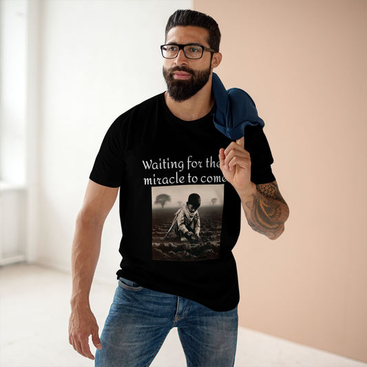 Men's Tee - Waiting for the miracle to come (Black)