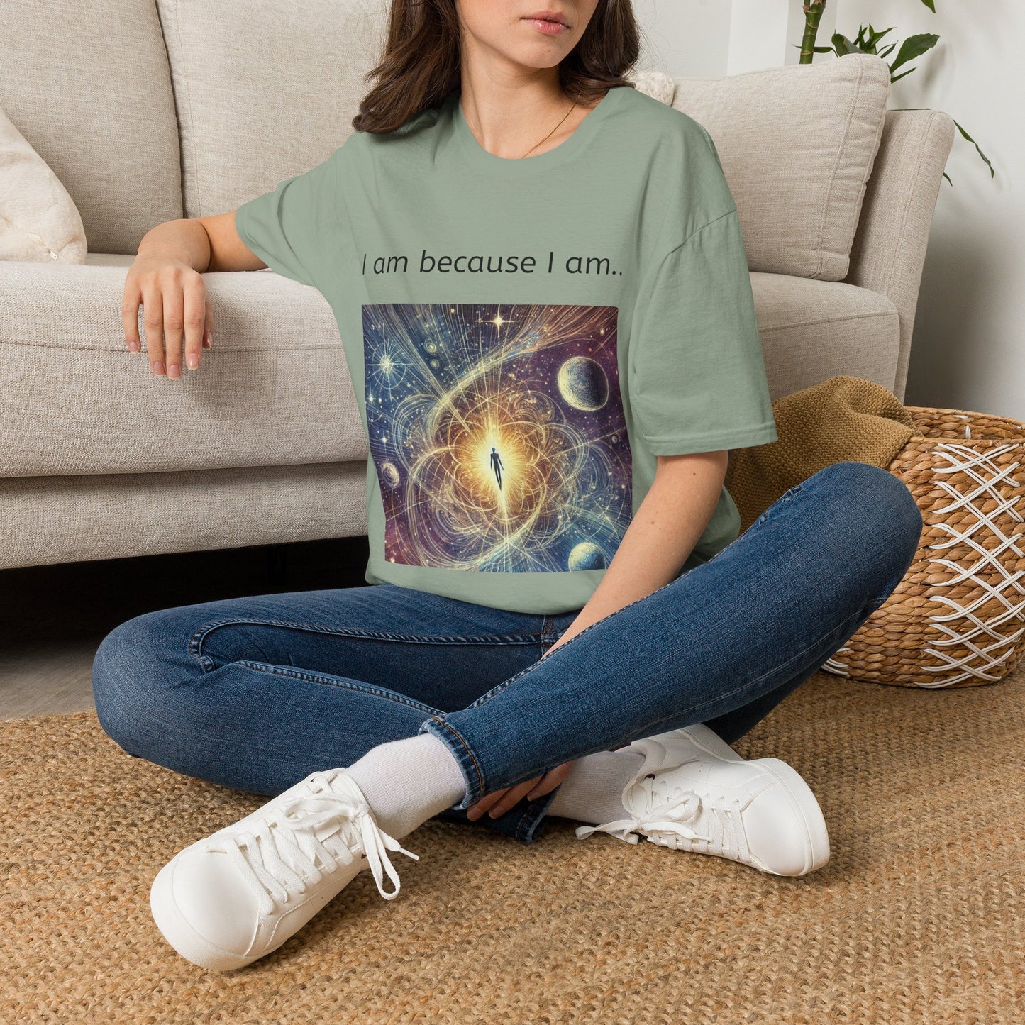 Cosmic Meditation T-Shirt — "I am because I am."