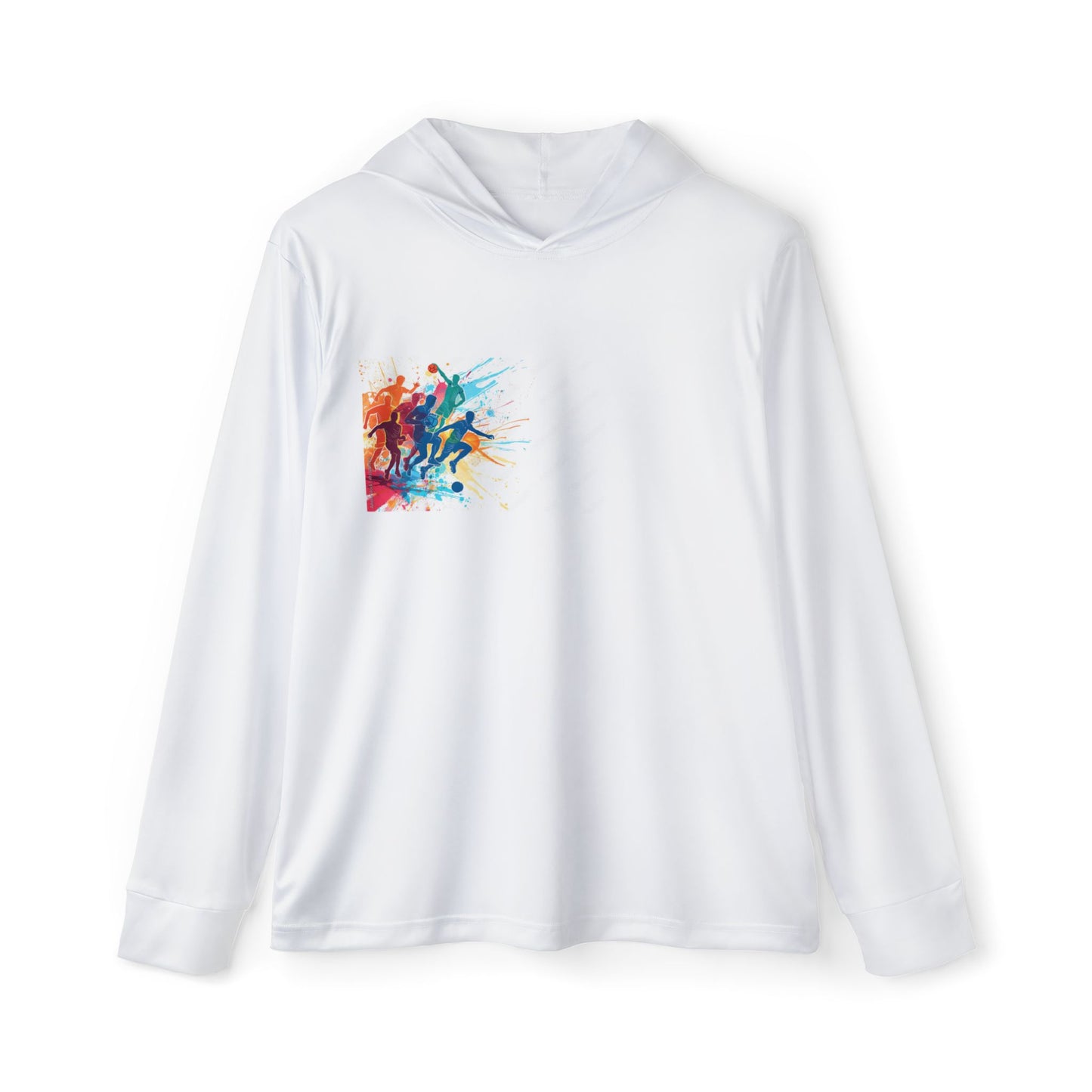 Sports Warmup Hoodie — Color Splash Athletic Pullover (Just Sport)