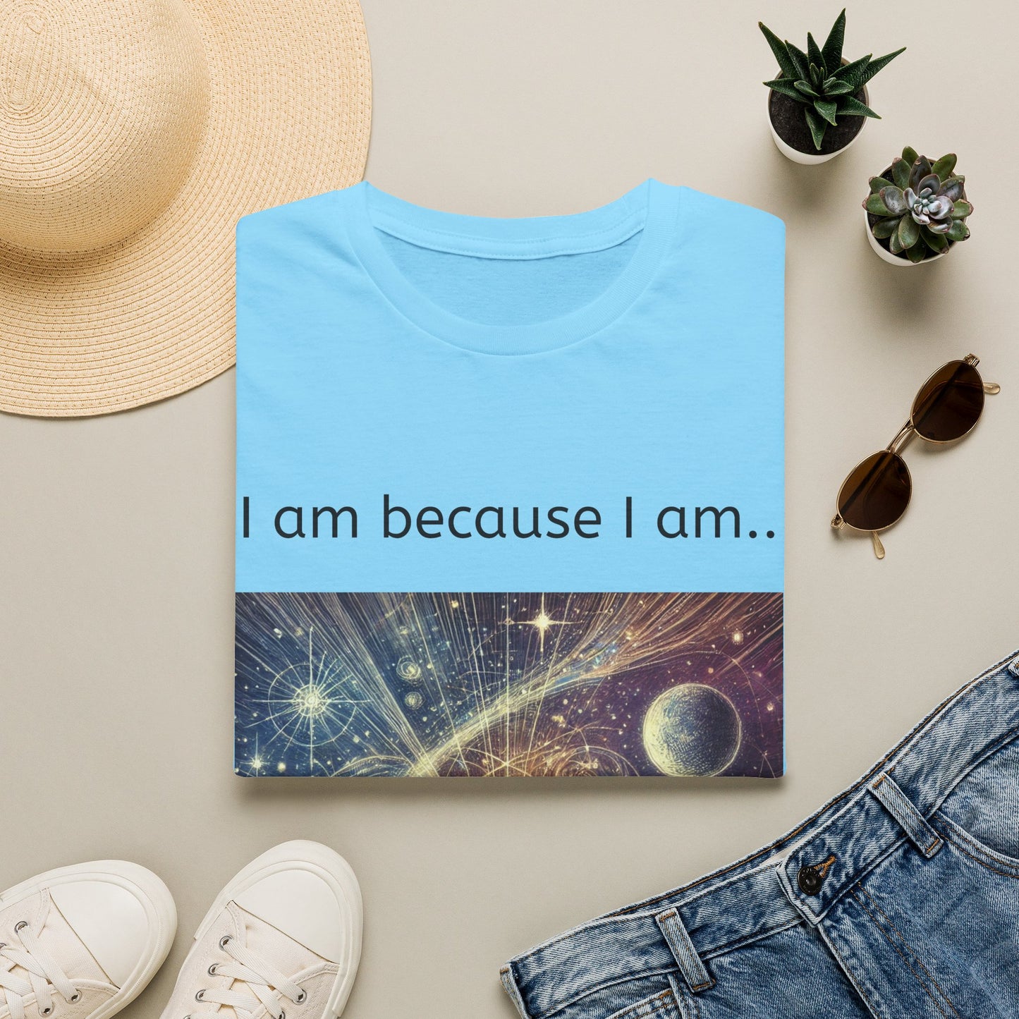 Cosmic Meditation T-Shirt — "I am because I am."