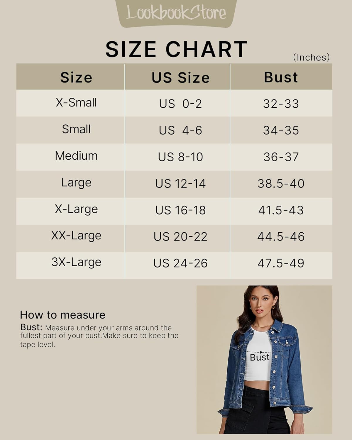 Women'S Basic Long Sleeves Button down Fitted Denim Jean Jackets