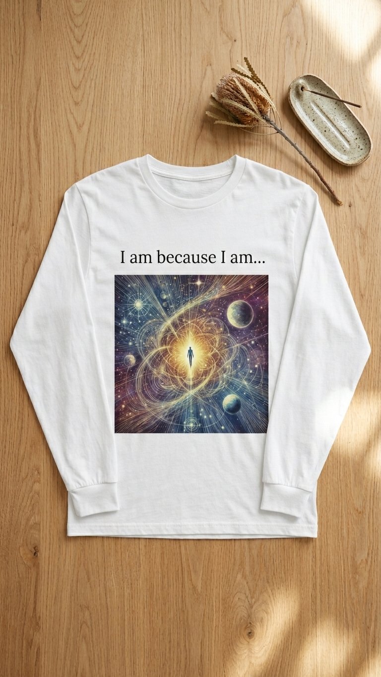 I Am Because I Am -- Cosmic Long Sleeve Tee