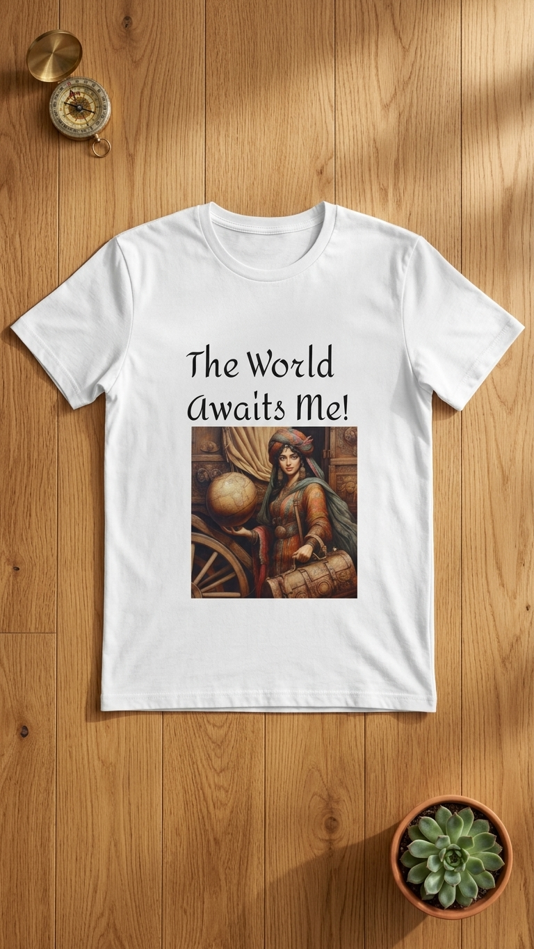 Women’s Tee - The World Awaits Me