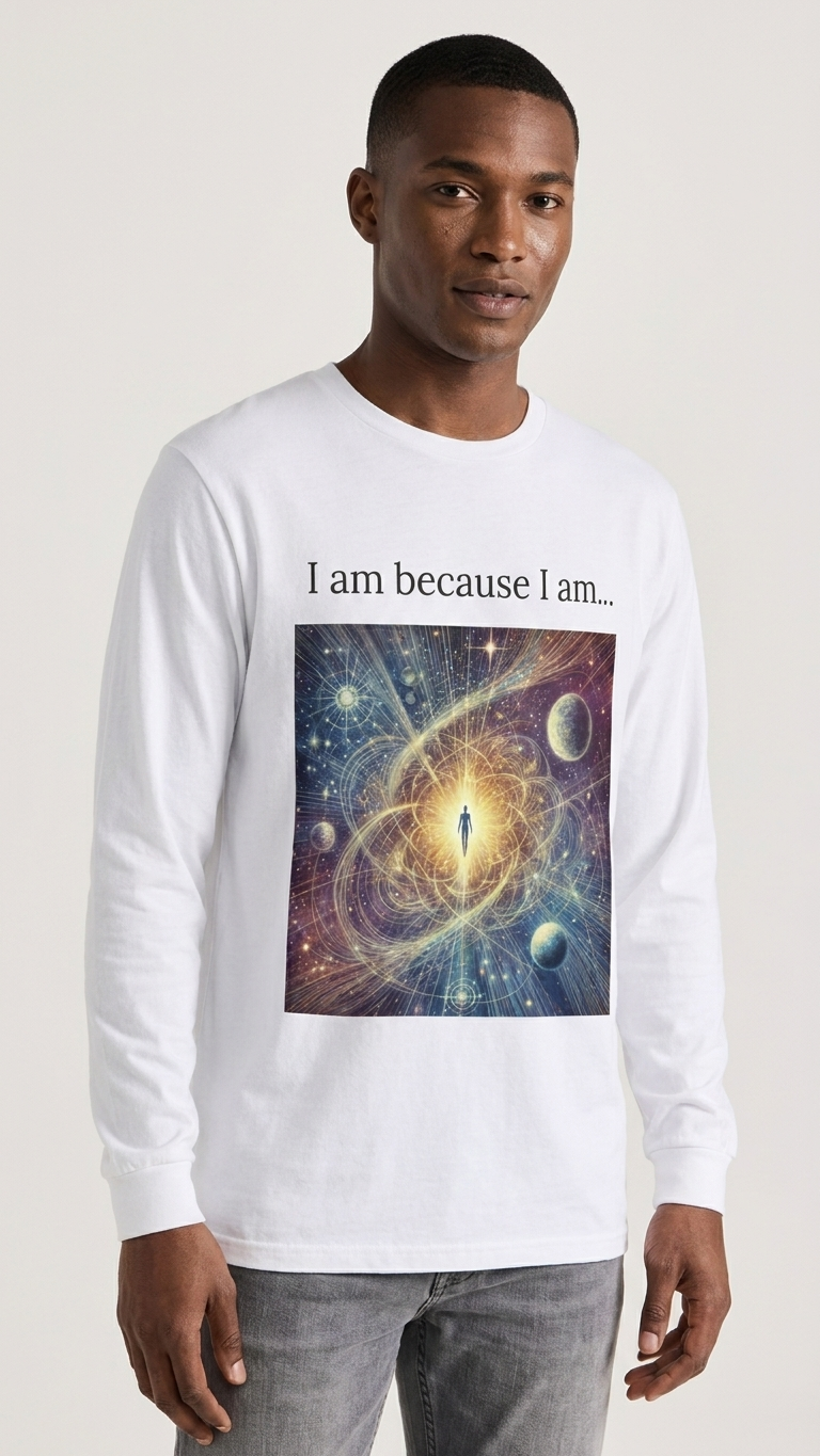 I Am Because I Am -- Cosmic Long Sleeve Tee