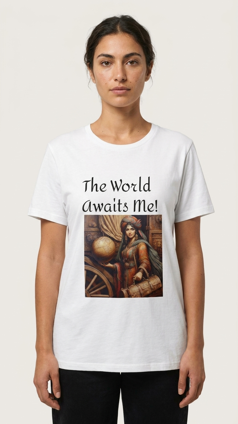 Women’s Tee - The World Awaits Me