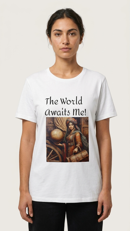 Women’s Tee - The World Awaits Me