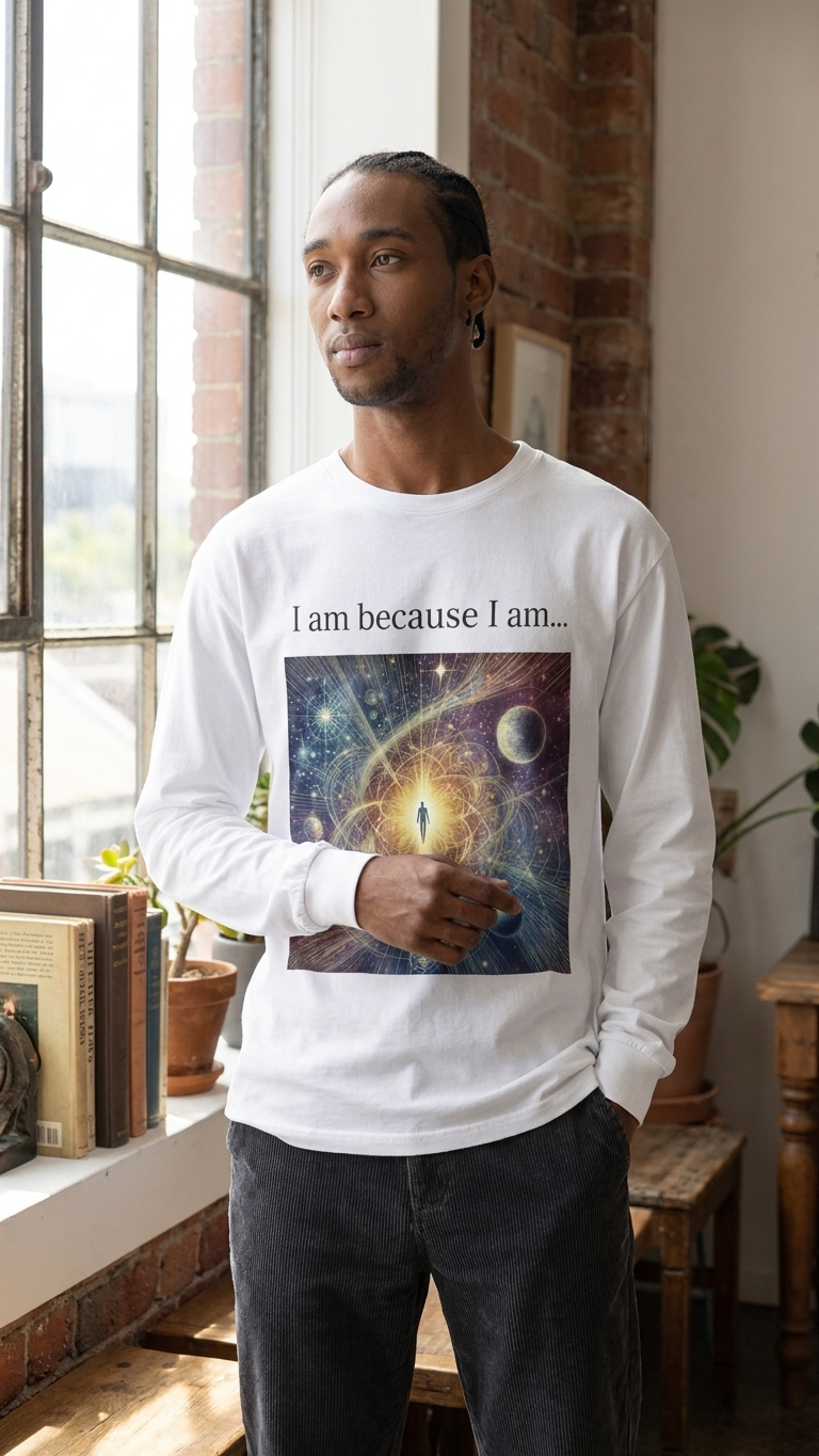 I Am Because I Am -- Cosmic Long Sleeve Tee