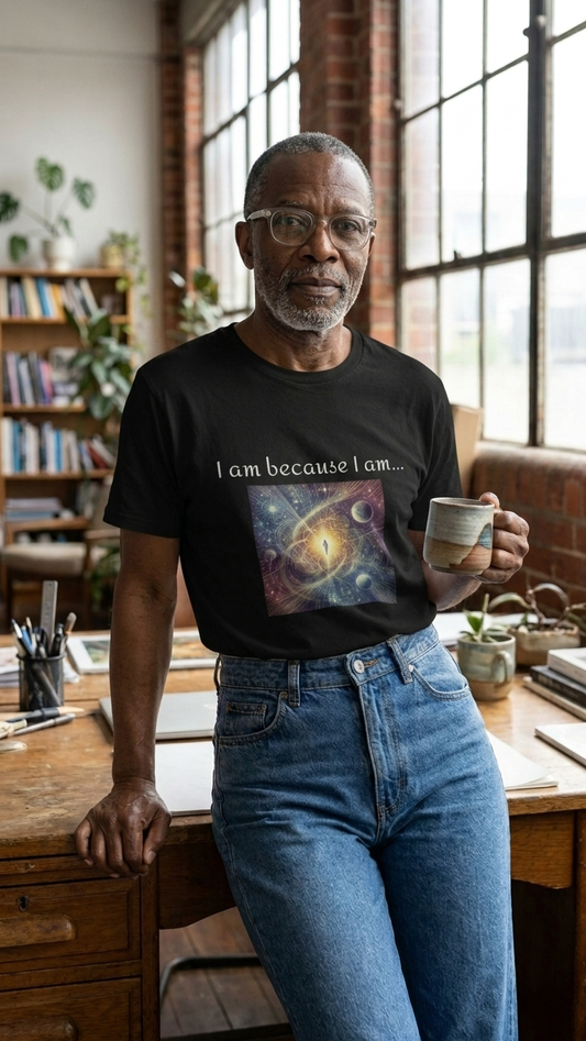 Men's Tee - I am because I am (Black)