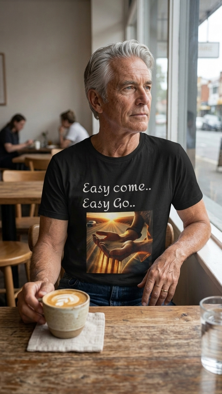Men's Tee - Easy come.. Easy go..