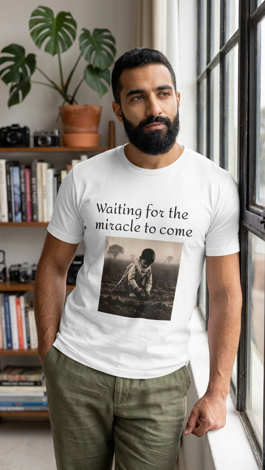 Men's Tee - Waiting for the miracle to come (White)