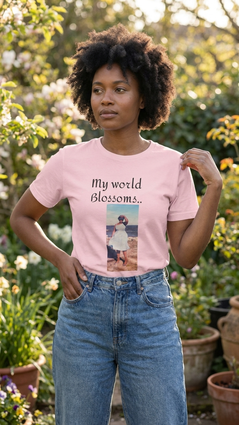 Women's Tee - My World Blossoms