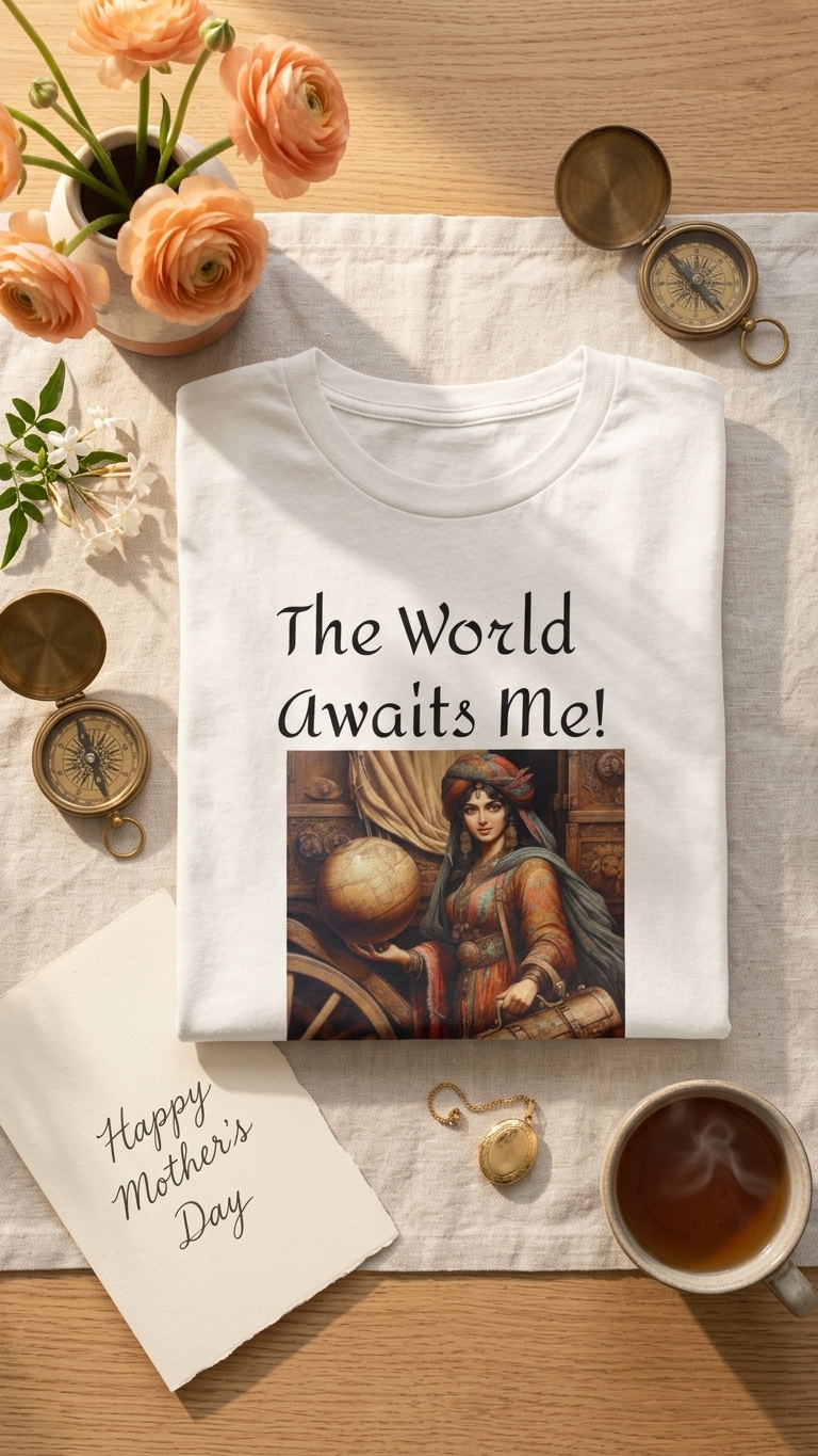 Women’s Tee - The World Awaits Me